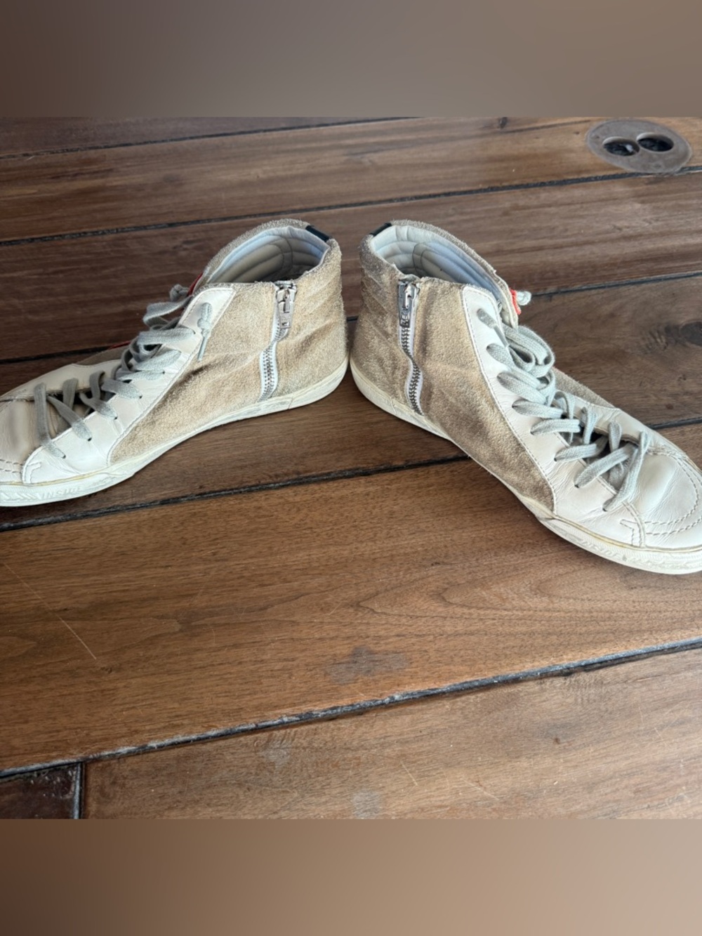 Golden Goose Suede and Leather Slide Sneakers - Picture 11 of 12